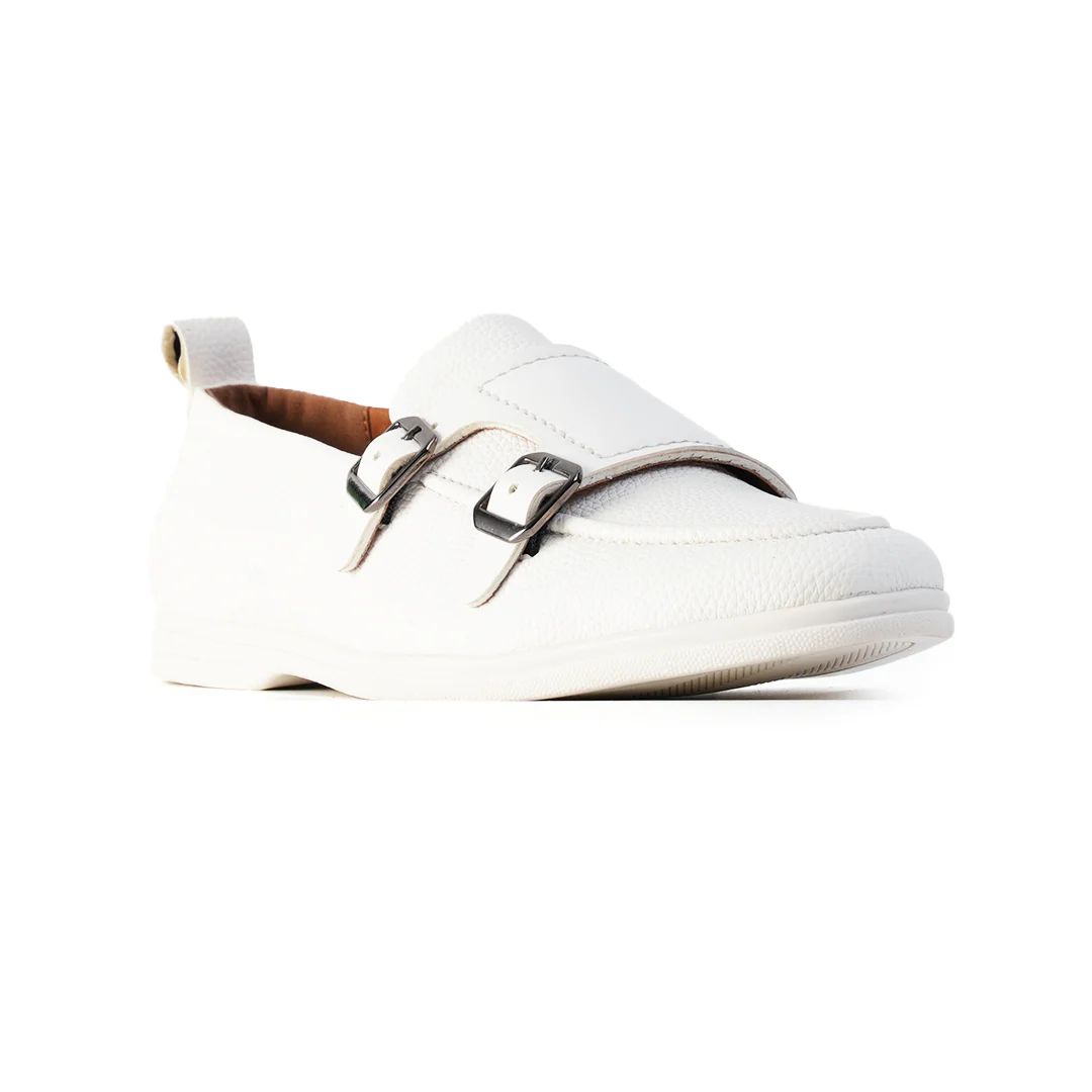 Monkstory Yacht Club Double Monk Slip-Ons - White - Image 6