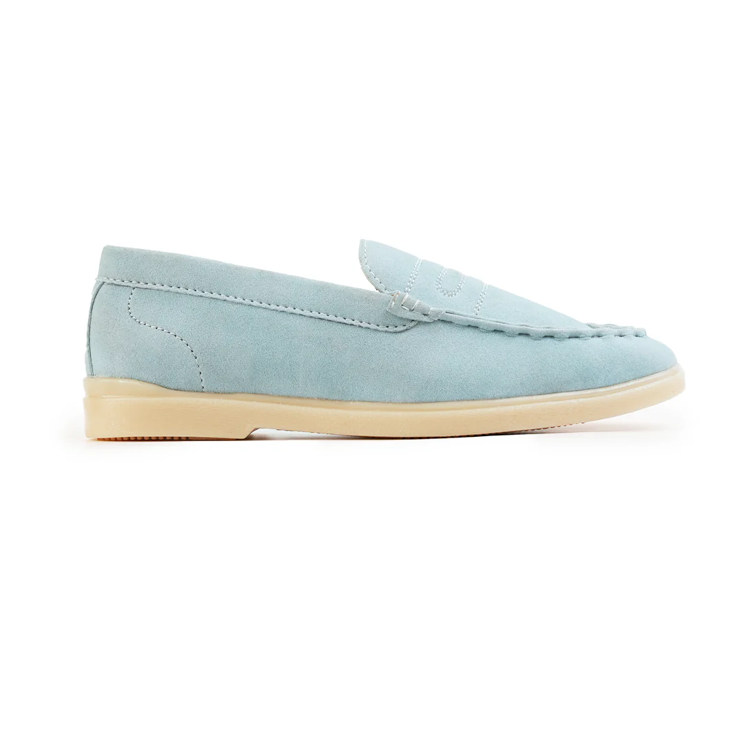Monkstory Yacht Club Penny Stitch Loafers - Coastal Sky - Image 5