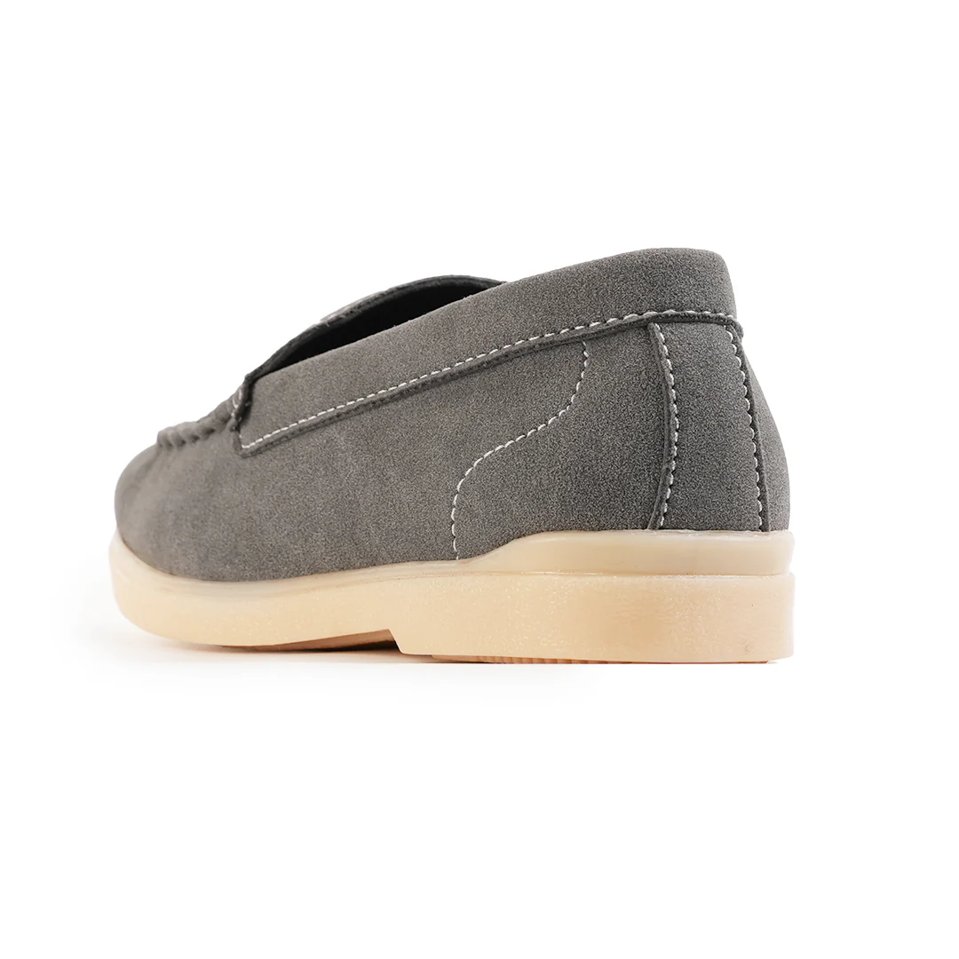 Monkstory Yacht Club Penny Stitch Loafers - Marina Grey - Image 7
