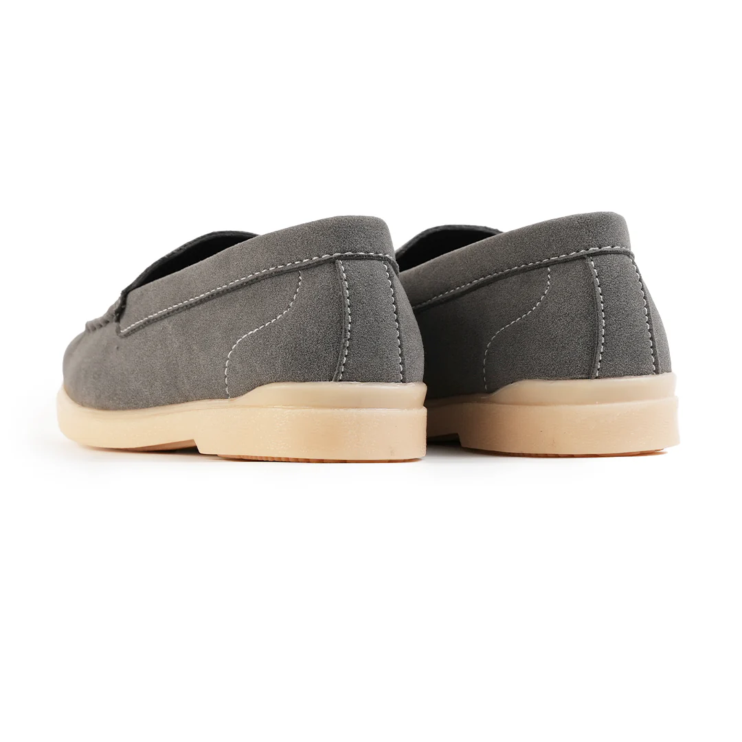 Monkstory Yacht Club Penny Stitch Loafers - Marina Grey - Image 9