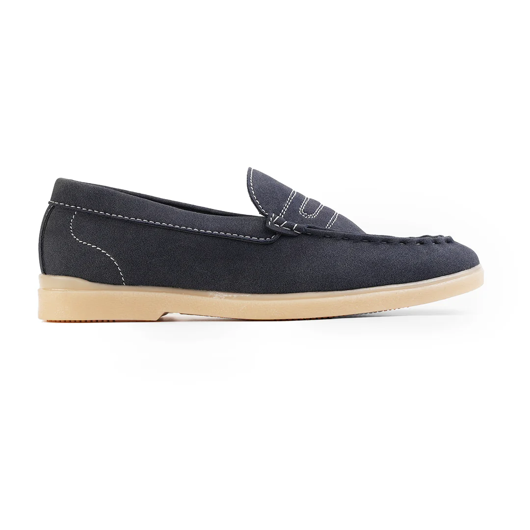 Monkstory Yacht Club Penny Stitch Loafers - Nautical Navy - Image 5