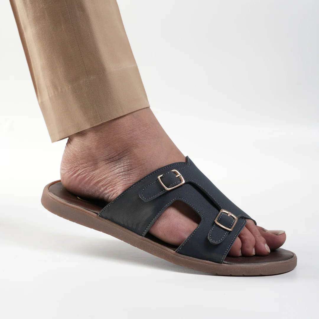 T-Rad Classic Double Monk Strap Sandals - Blue - Image 4