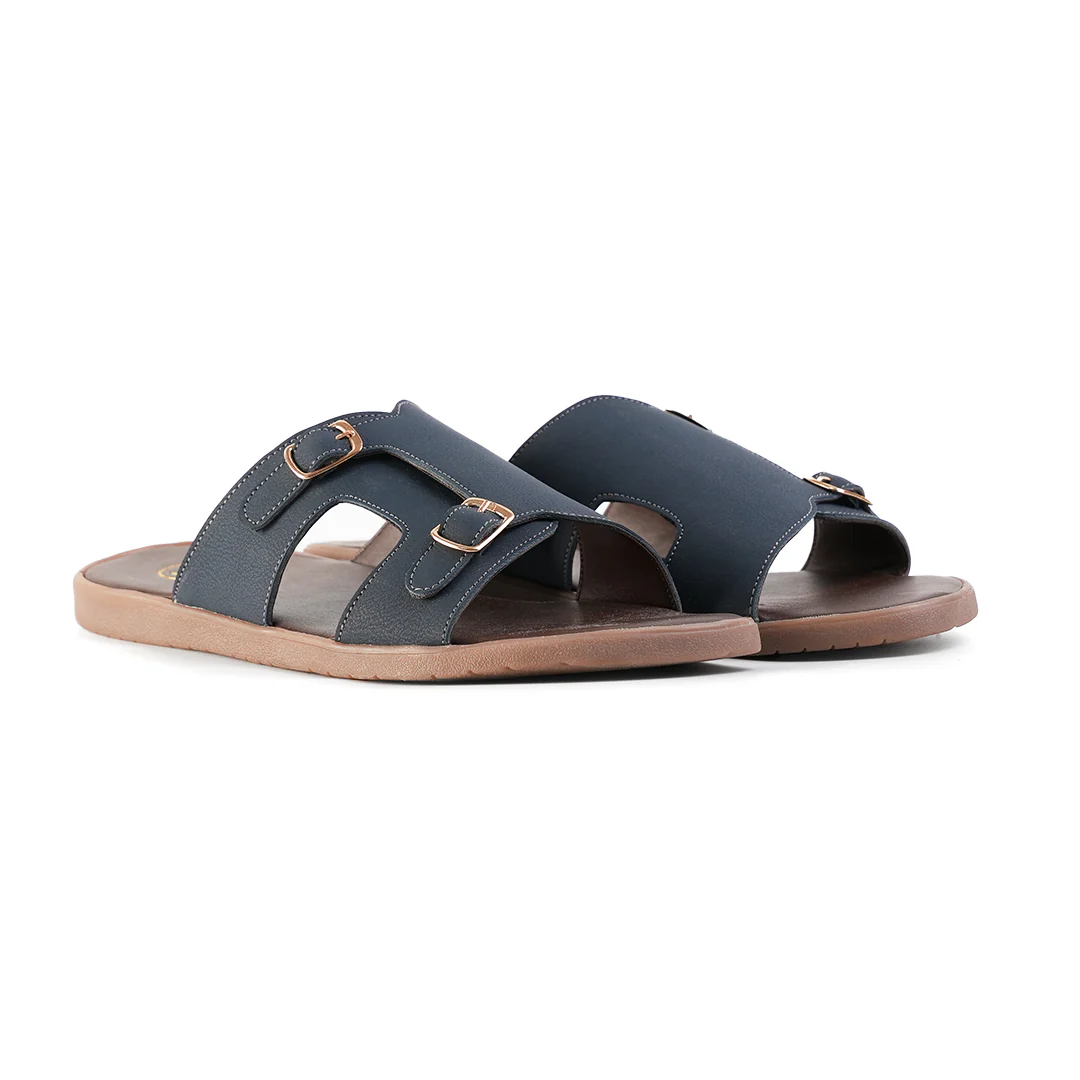 T-Rad Classic Double Monk Strap Sandals - Blue - Image 8