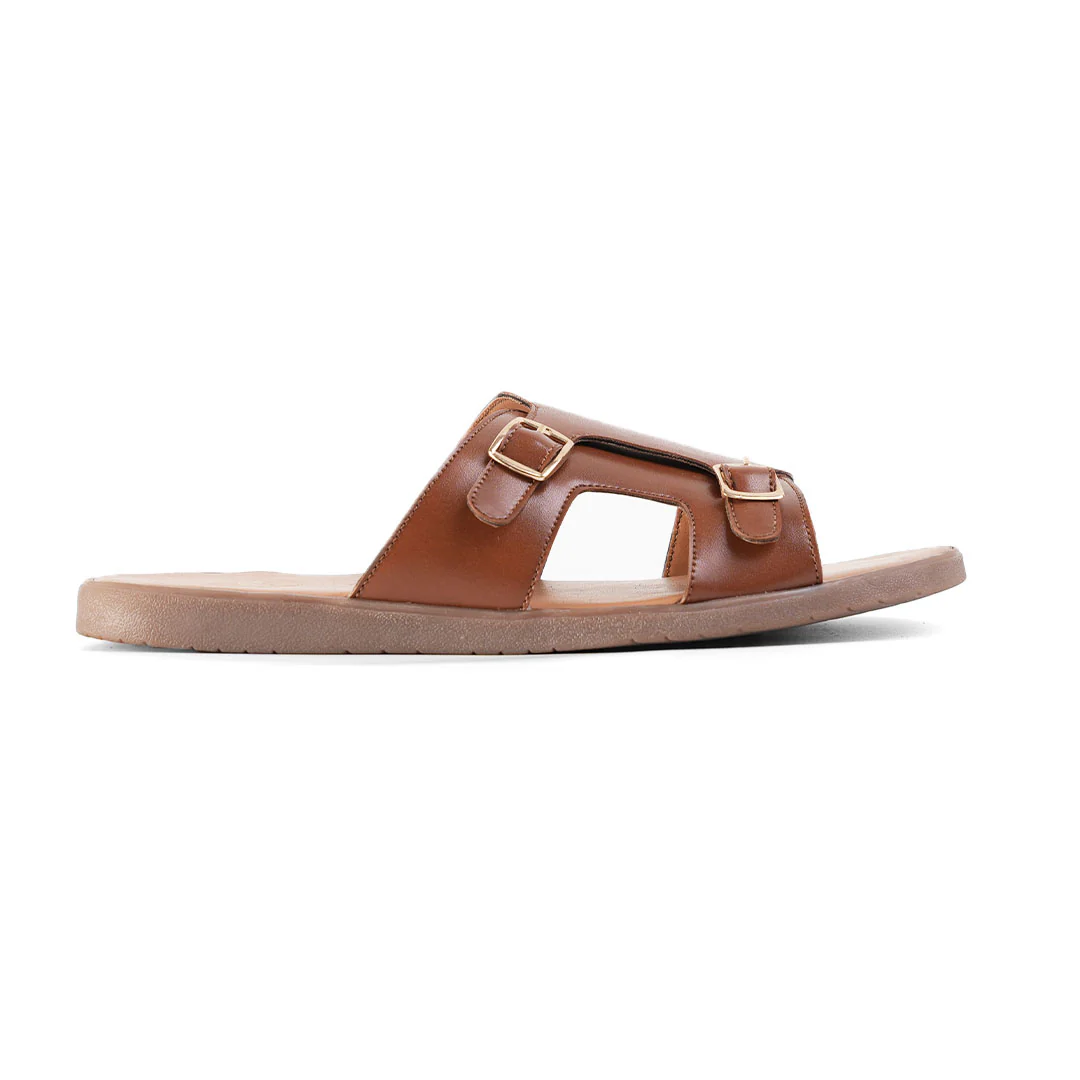 T-Rad Classic Double Monk Strap Sandals - Tan - Image 6