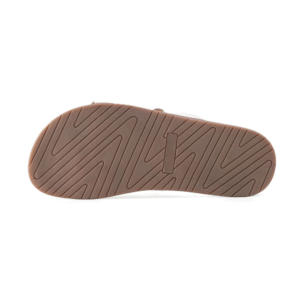 T-Rad Classic Double Monk Strap Sandals - White - Image 9