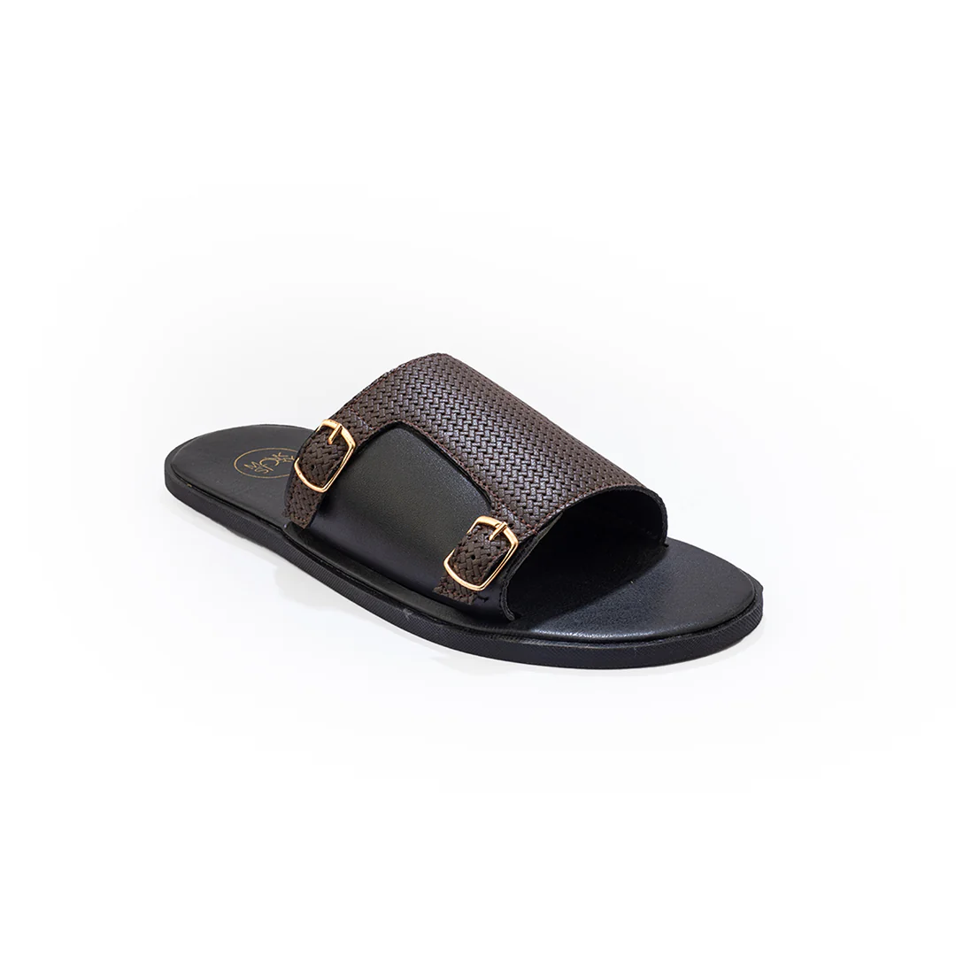 T-Rad Double Monk Strap Sandals - Black/brown - Image 3