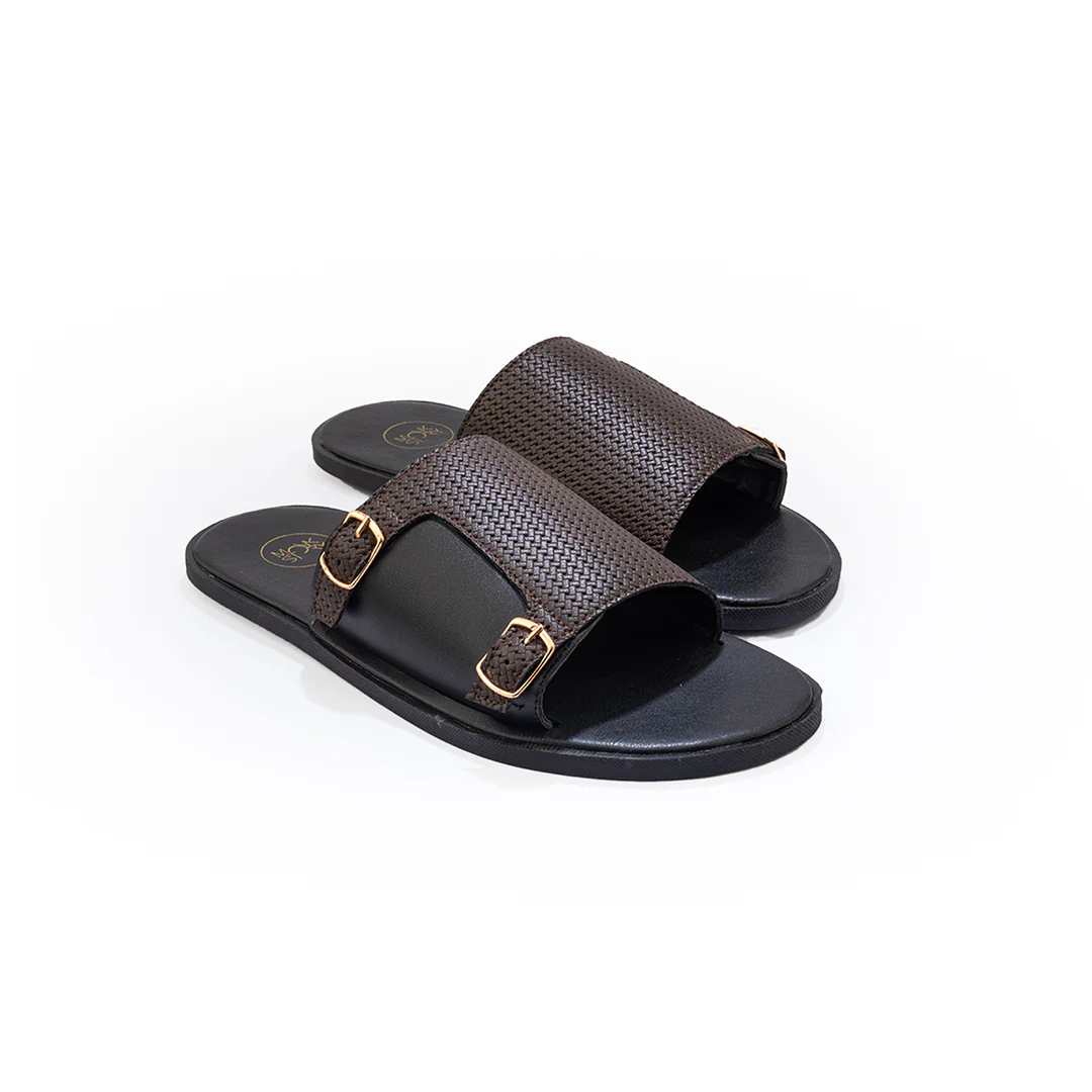 T-Rad Double Monk Strap Sandals - Black/brown - Image 6