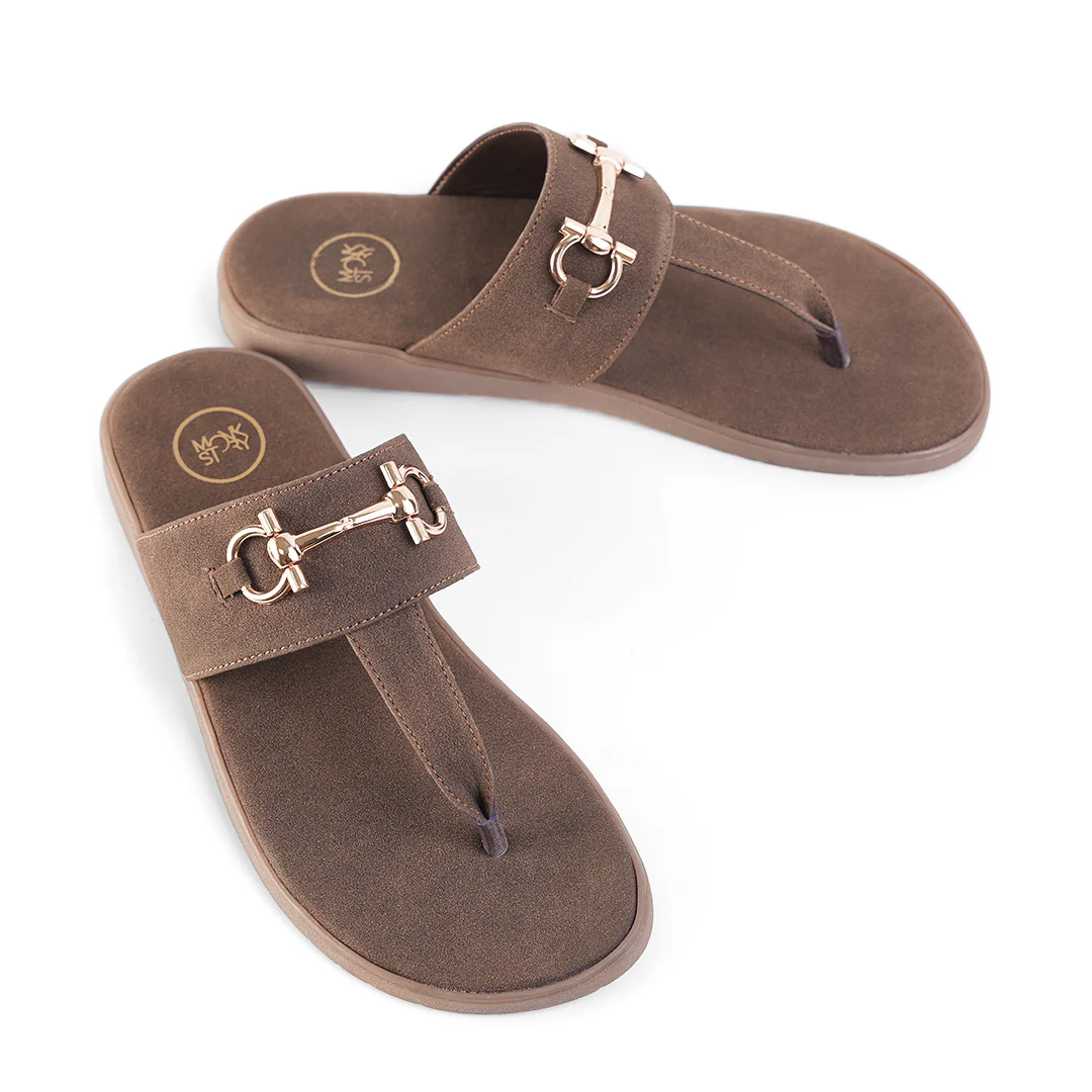 T-Rad Luxe Horsebit Sandals - Brown - Image 4