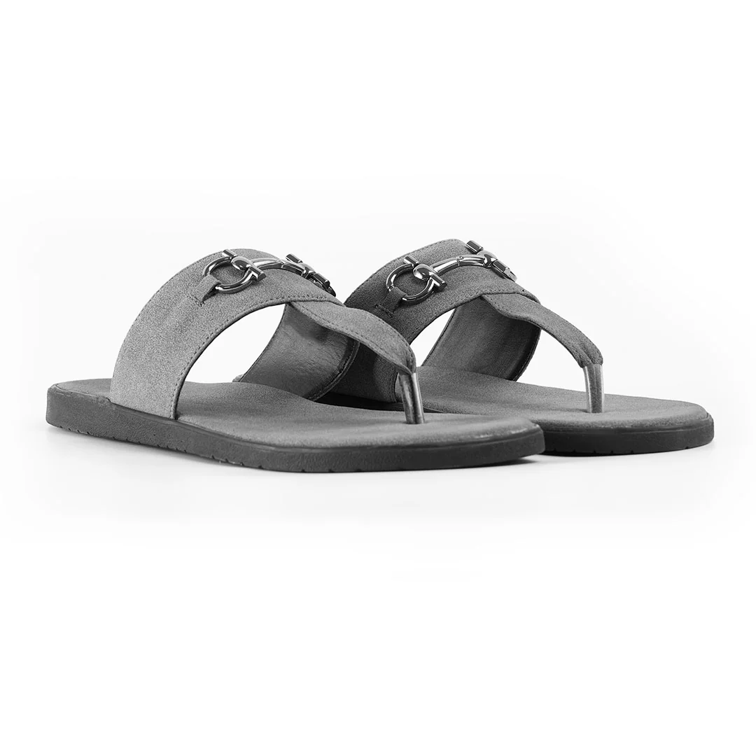 T-Rad Luxe Horsebit Sandals - Grey - Image 7