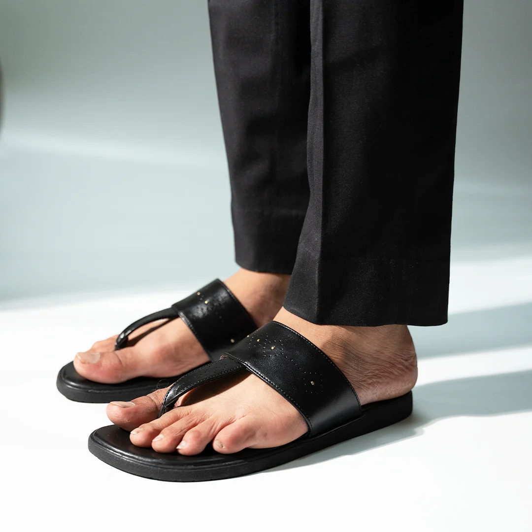 T-Rad Studded Sandals - Black - Image 3