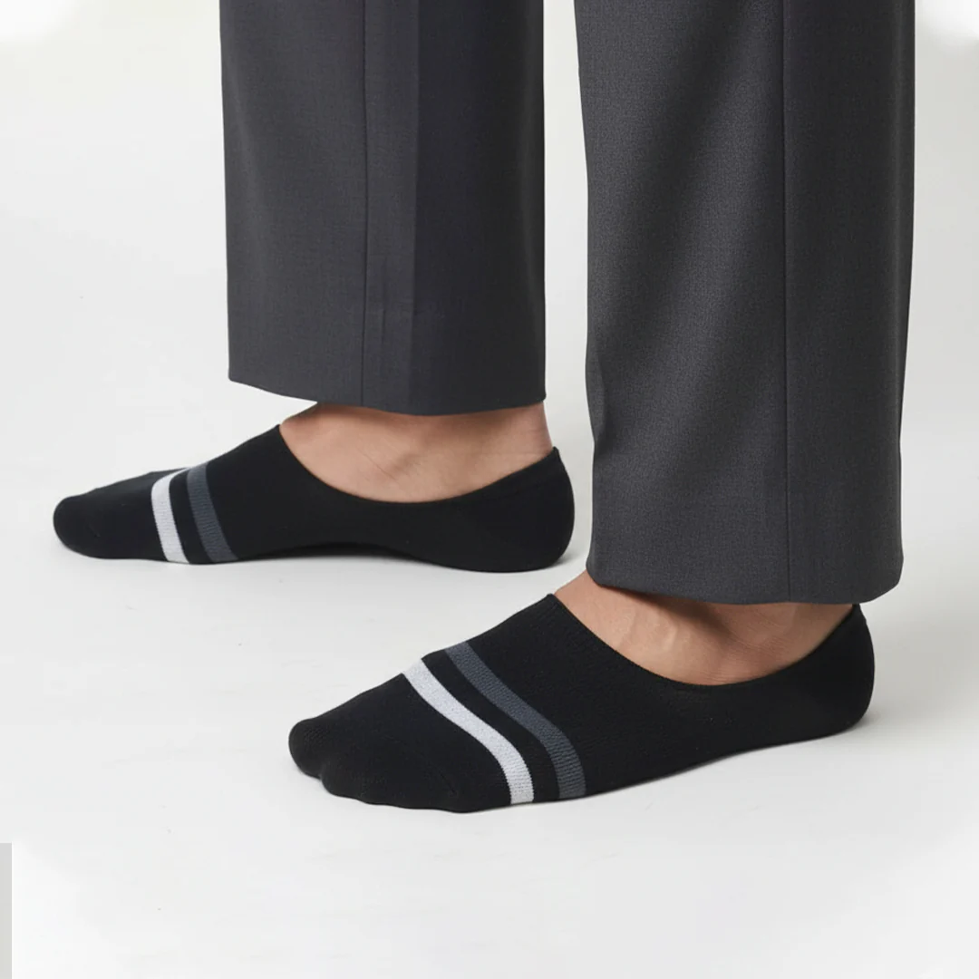 The Effortless Essentials No-Show MonkSock - Set of 3 - Image 3
