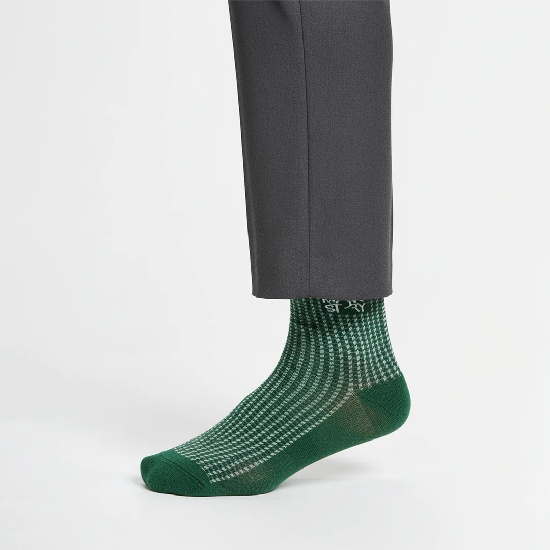 The Everyday Luxury Socks - Houndstooth Edition - MonkSock Set of 3 - Image 4